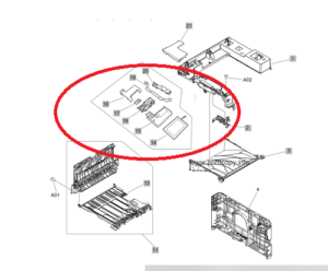 B3Q10-60128 Панель управления в сборе HP LJ M430F Original