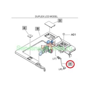 РК3-0526 Кабель HP LJ M507dn/x / E50145dn Original