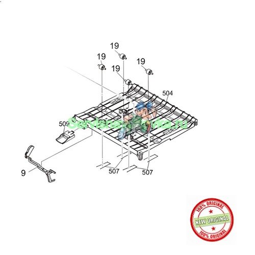 Дуплекс в сборе Kyocera P3145dn Original